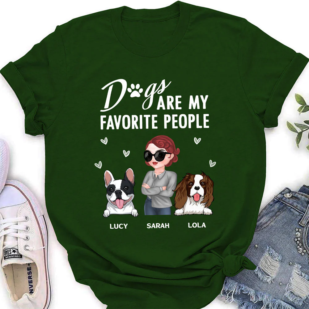 Favorite People - Personalized Custom Women's T-shirt - Image 4