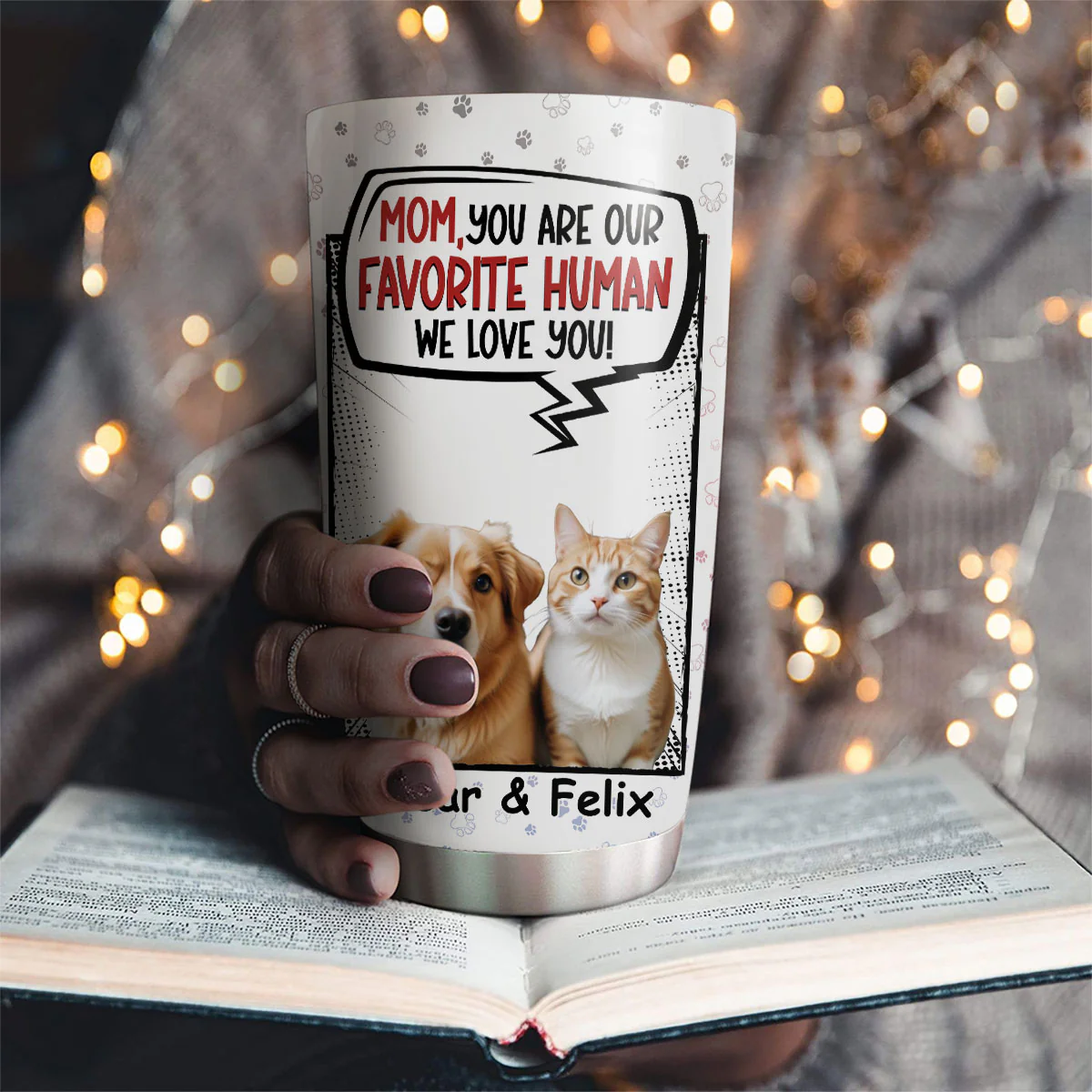 Favorite Pet Tumbler Photo- Personalized Custom Tumbler - Image 2