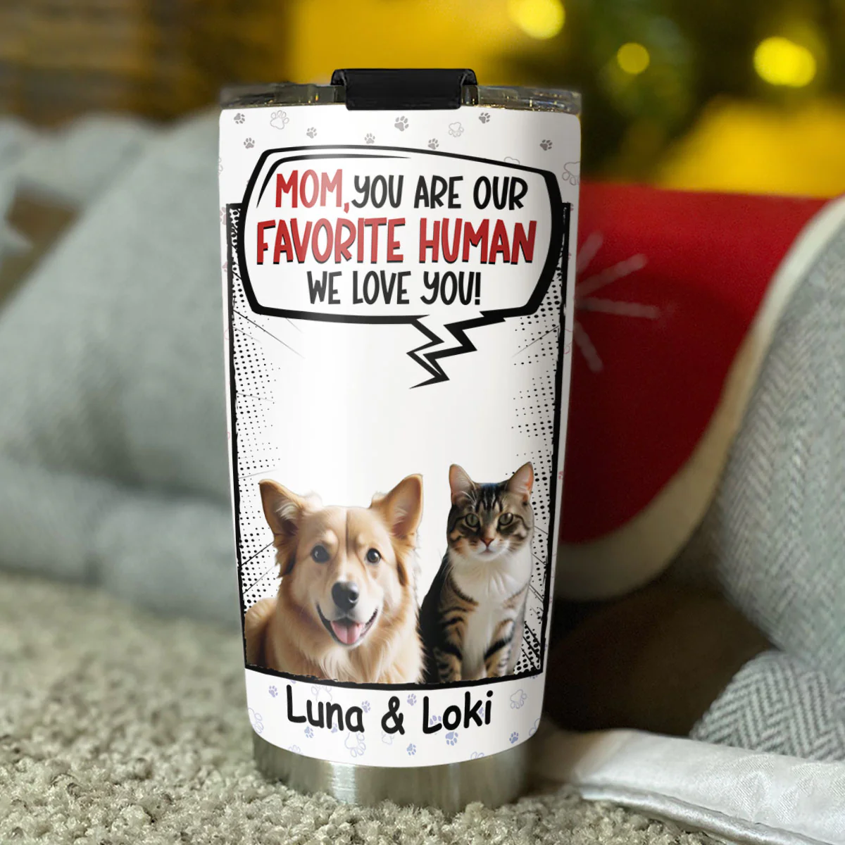 Favorite Pet Tumbler Photo- Personalized Custom Tumbler - Image 3