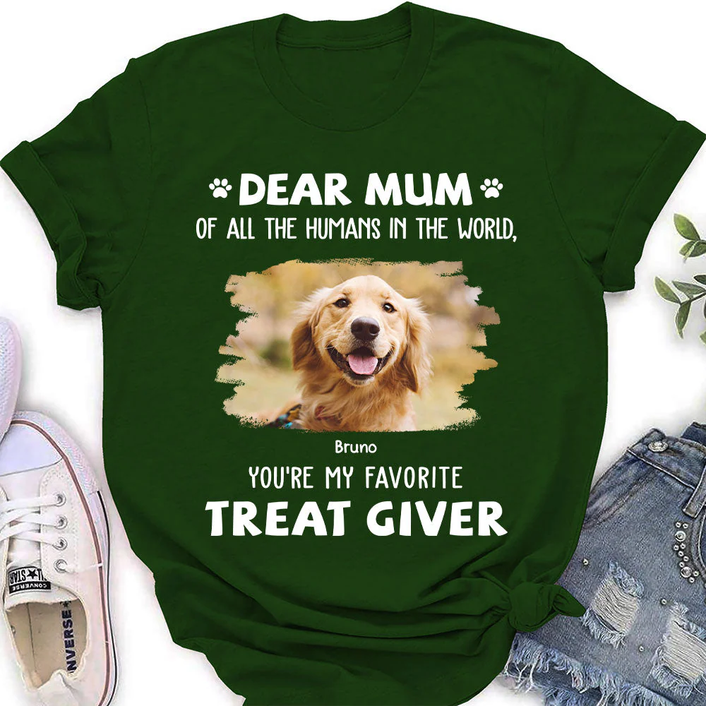 Favorite Treat Giver - Personalized Custom Women's T-shirt - Image 5