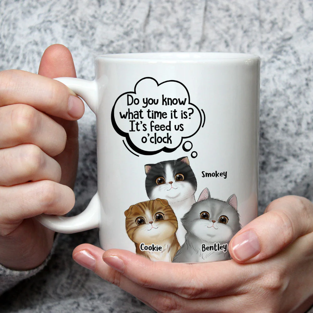 Feed Me O‘clock - Personalized Custom Coffee Mug - Image 3