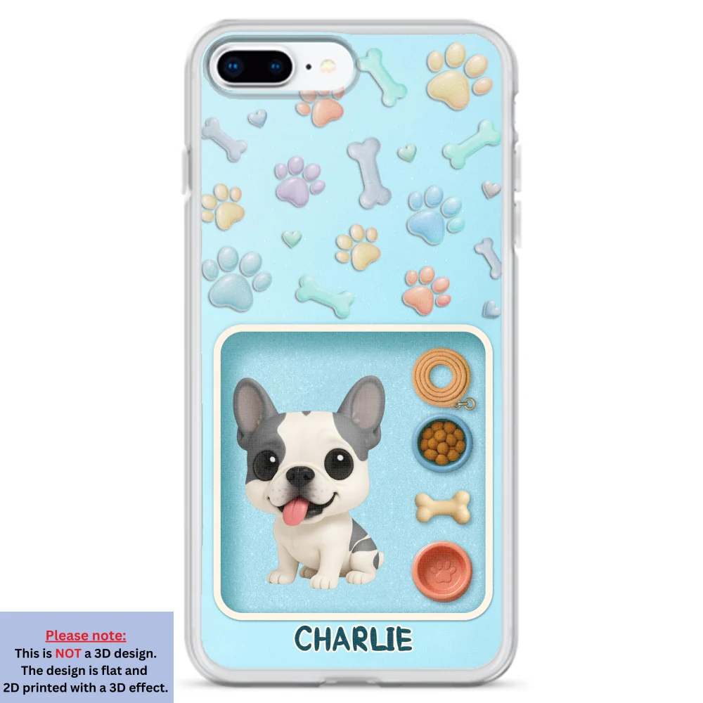 Figure Funny Dogs - Personalized Custom 3D Effect Phone Case - Image 6