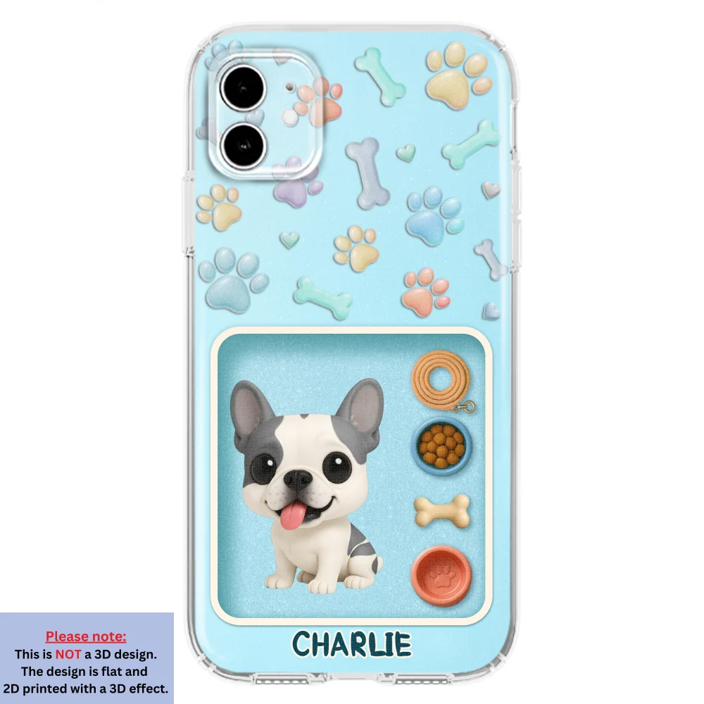 Figure Funny Dogs - Personalized Custom 3D Effect Phone Case - Image 7