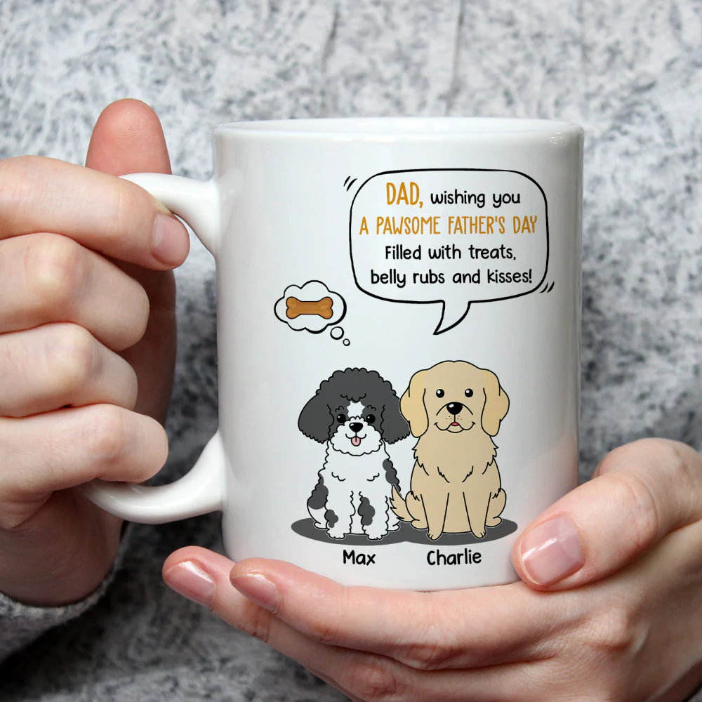 Filled With Treats - Personalized Custom Coffee Mug - Image 2