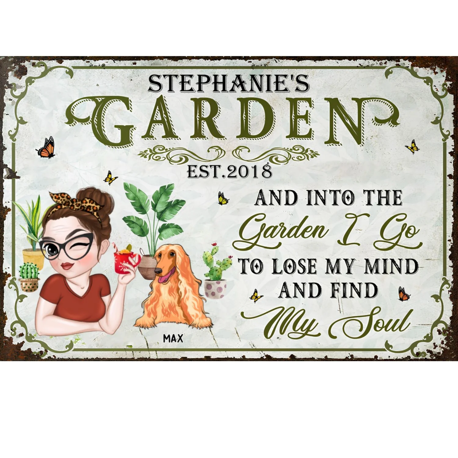 Find My Soul - Personalized Custom Metal Sign - Image 7