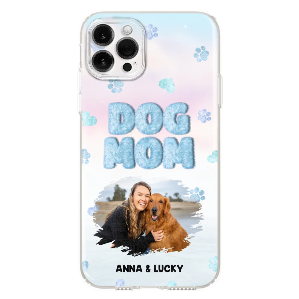 Fluffy Dog Mom Photo - Personalized Custom Phone Case - Image 11