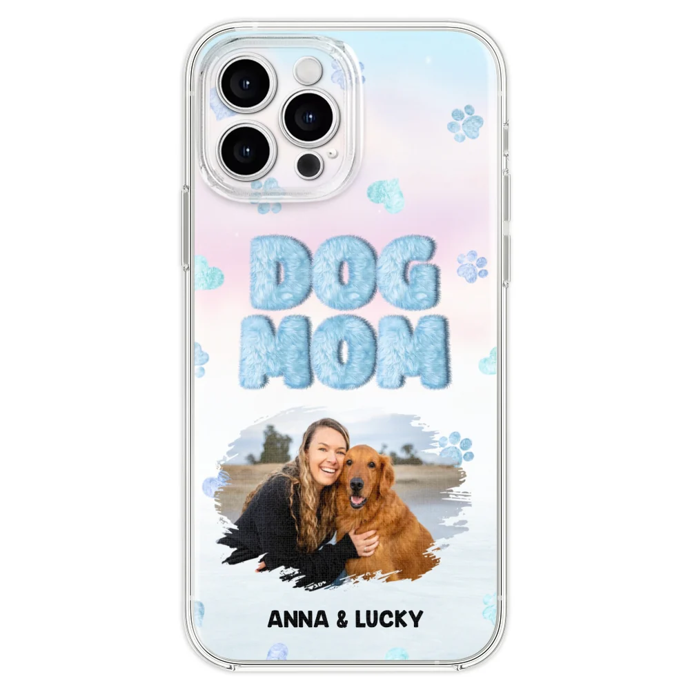 Fluffy Dog Mom Photo - Personalized Custom Phone Case - Image 20