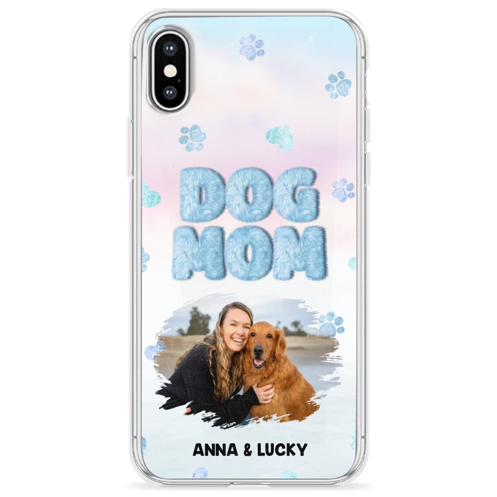 Fluffy Dog Mom Photo - Personalized Custom Phone Case - Image 23
