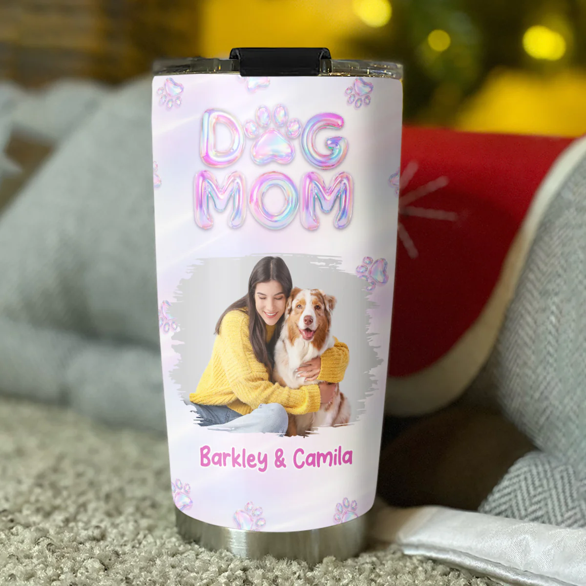 Flying Into Bubble Planet Photo - Personalized Custom 3D Effect Tumbler - Image 4
