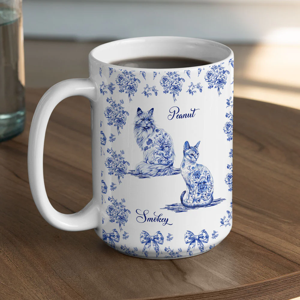 Fond Of You - Personalized Custom Coffee Mug - Image 9