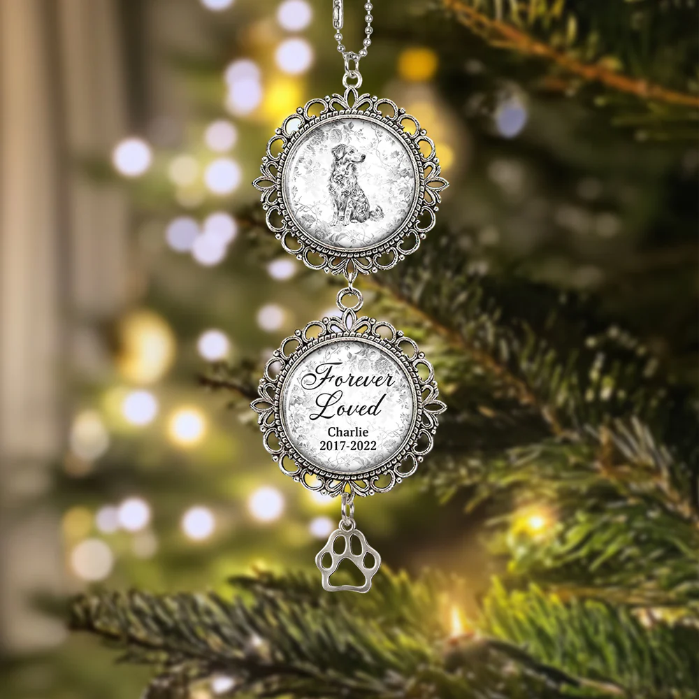 Forever Loved - Personalized Custom Charming Ornament - Image 2
