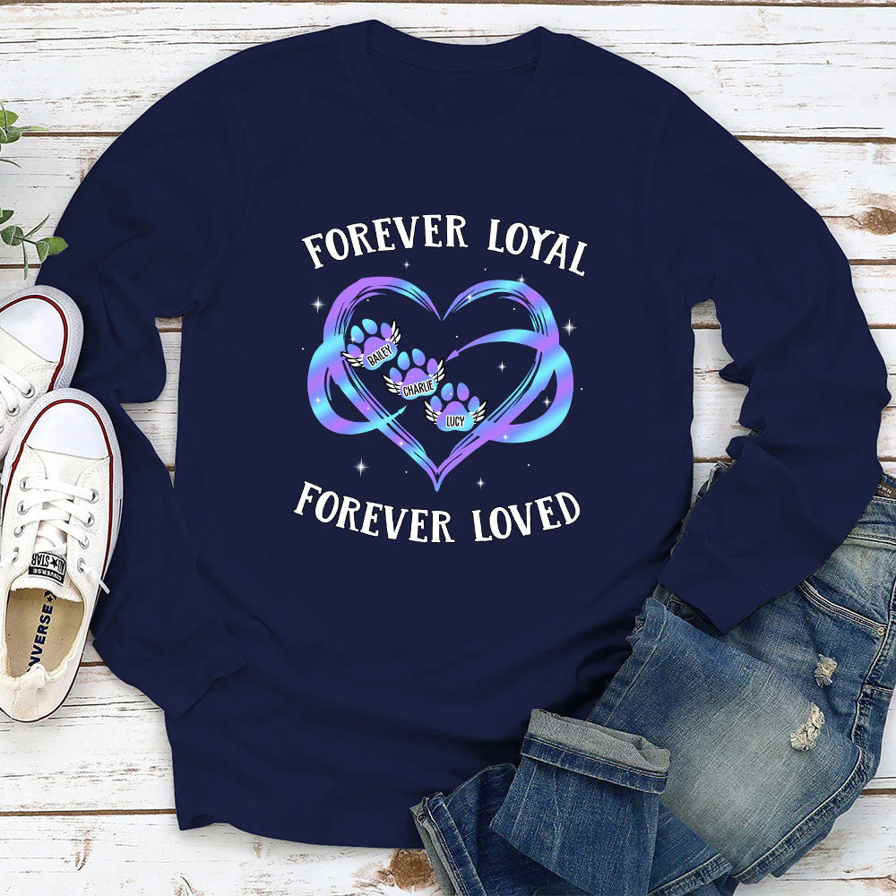 Forever Loyal - Personalized Custom Long Sleeve T-shirt - Image 3