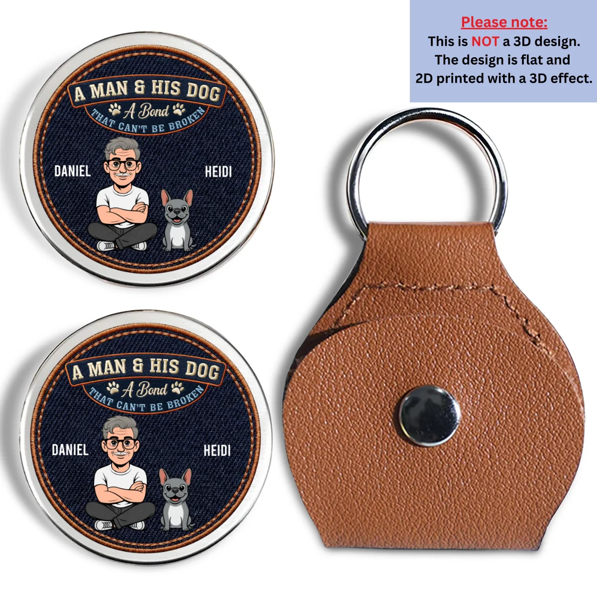 Forever My Dog - Personalized Custom Pocket Hug - Image 6