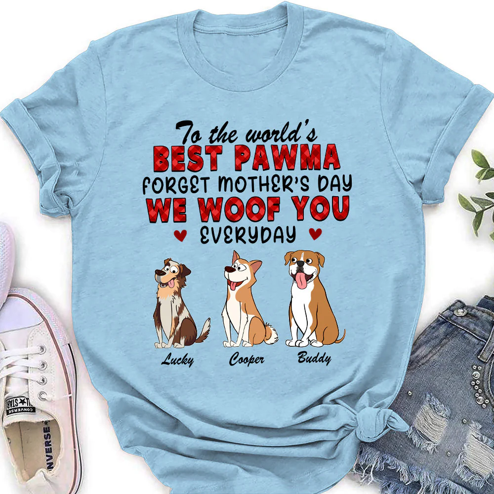 Forget That Day - Personalized Custom Women's T-shirt - Image 4