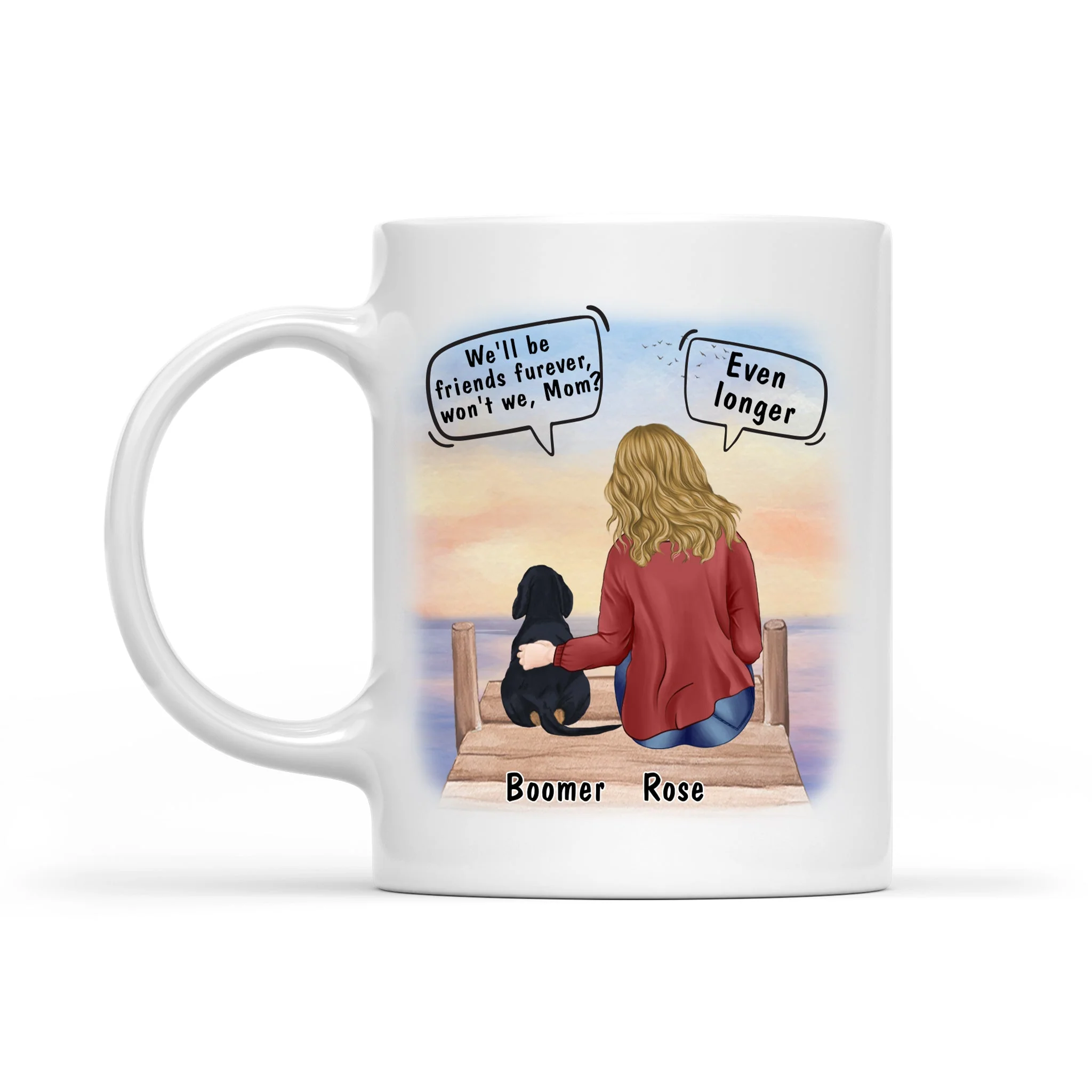 Friend Forever - Personalized Custom Coffee Mug