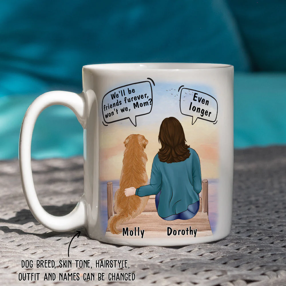 Friend Forever - Personalized Custom Coffee Mug - Image 3