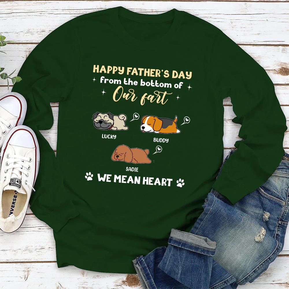 From The Bottom - Personalized Custom Long Sleeve T-shirt - Image 2