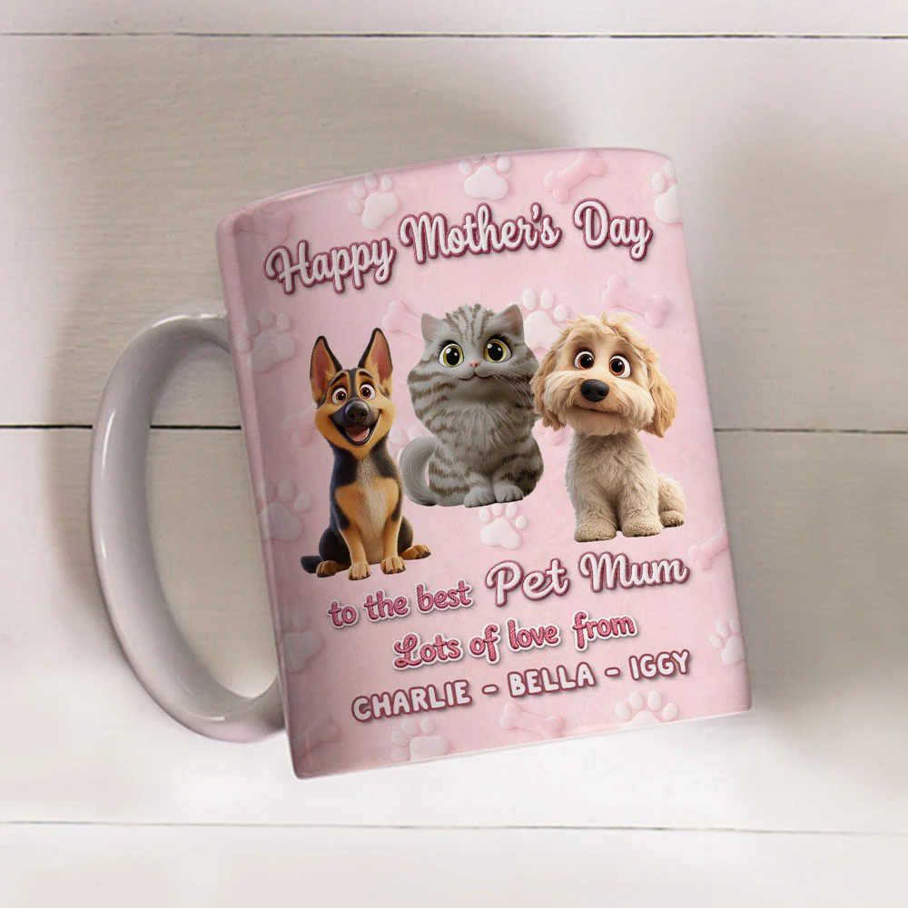 From Your Favorite Pets - Personalized Custom 3D Effect Mug - Image 3