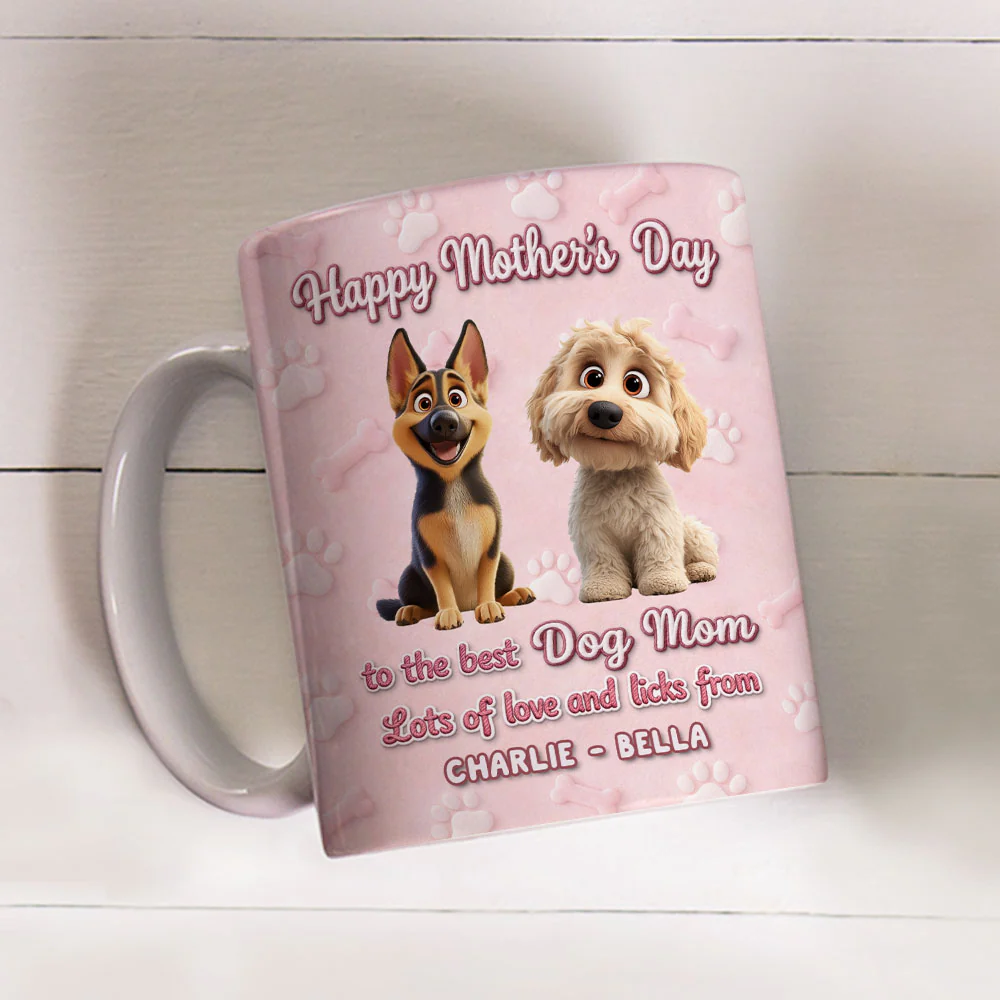 From Your Favorite Pup - Personalized Custom 3D Effect Mug - Image 2