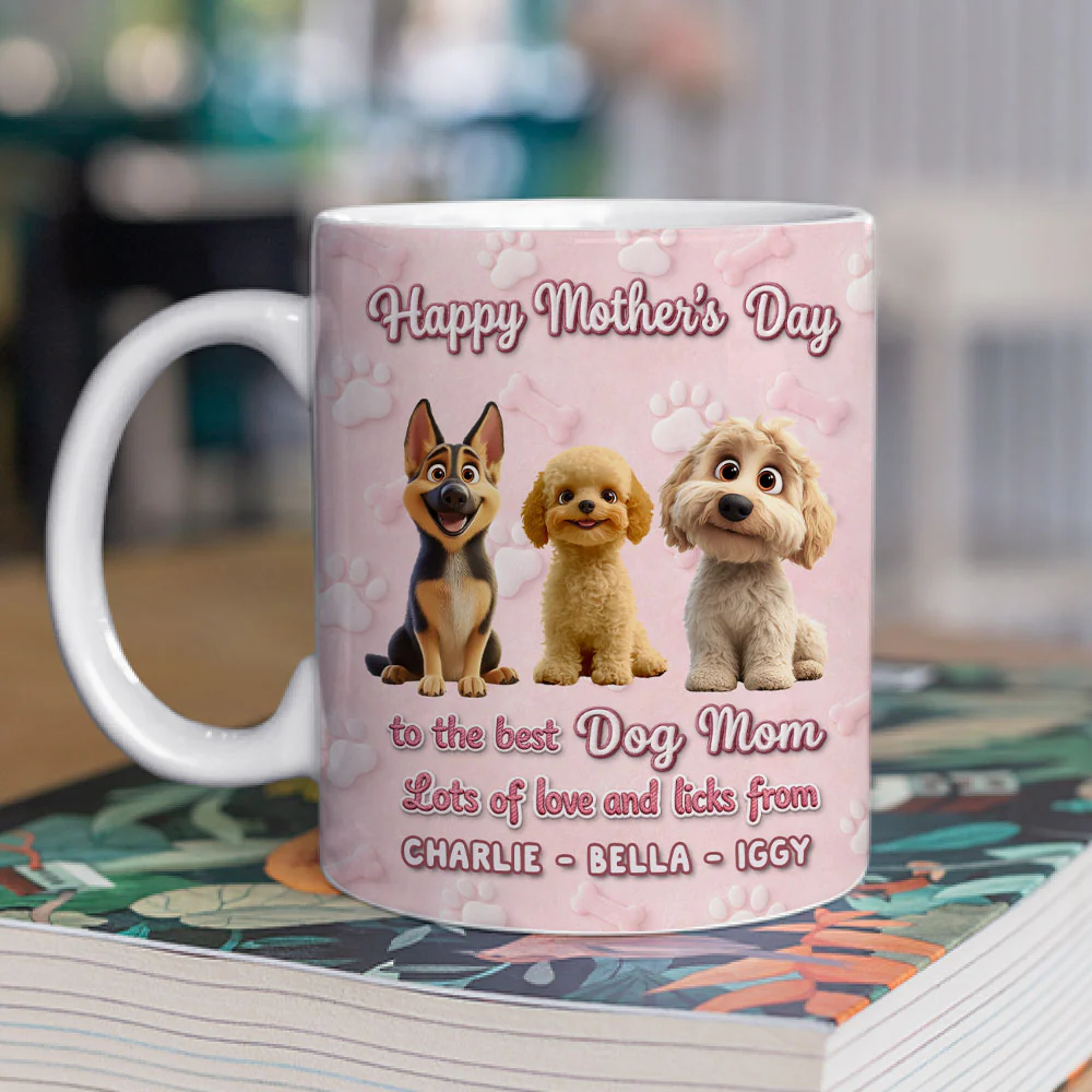 From Your Favorite Pup - Personalized Custom 3D Effect Mug - Image 3