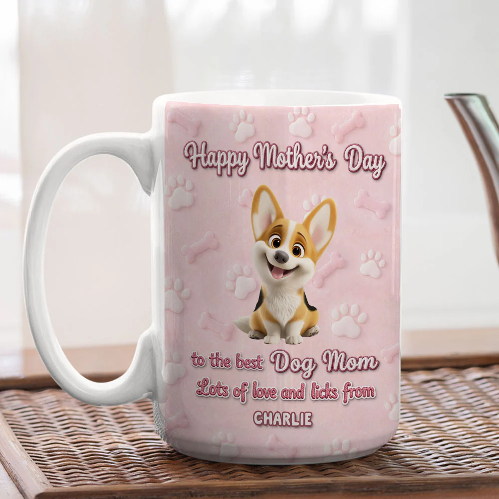 From Your Favorite Pup - Personalized Custom 3D Effect Mug - Image 4