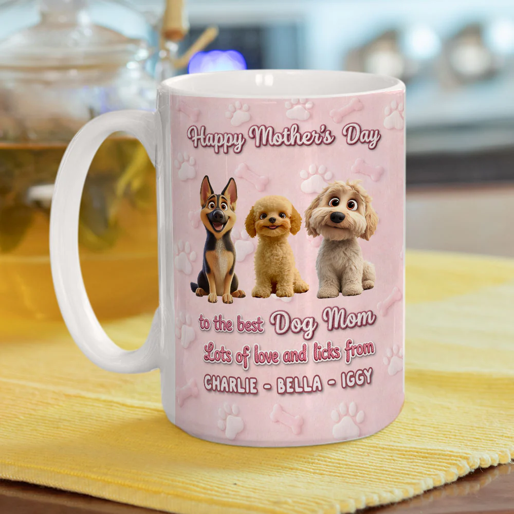 From Your Favorite Pup - Personalized Custom 3D Effect Mug - Image 5