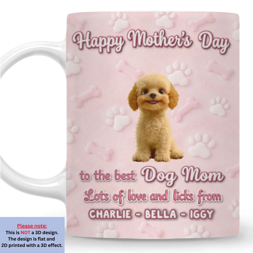From Your Favorite Pup - Personalized Custom 3D Effect Mug - Image 6