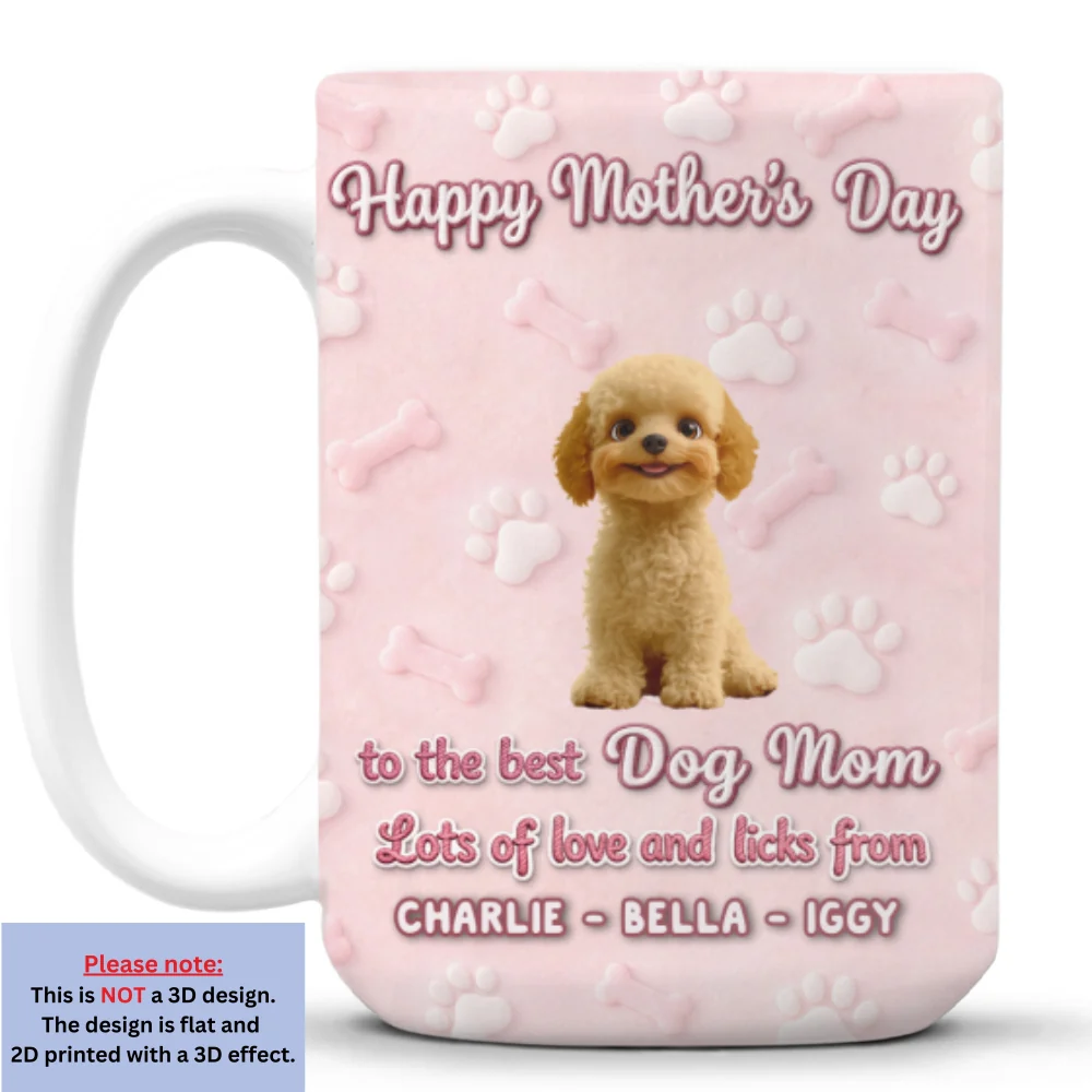 From Your Favorite Pup - Personalized Custom 3D Effect Mug - Image 7