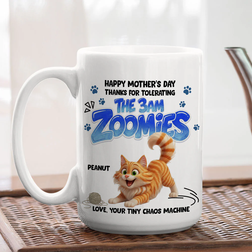 From Your Tiny Chaos Machines - Personalized Custom Coffee Mug - Image 4
