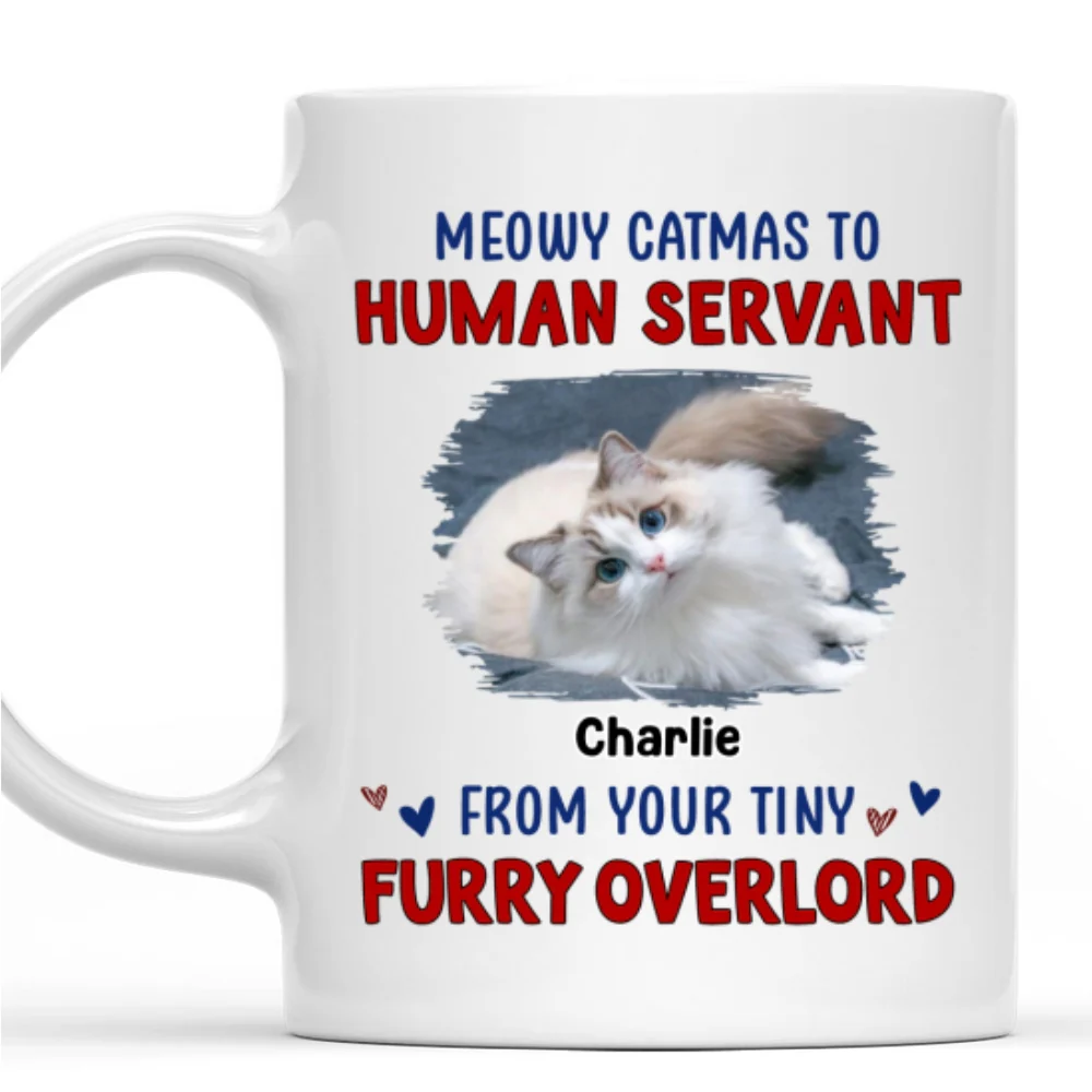 From Your Tiny Overlords Photo - Personalized Custom Coffee Mug - Image 2