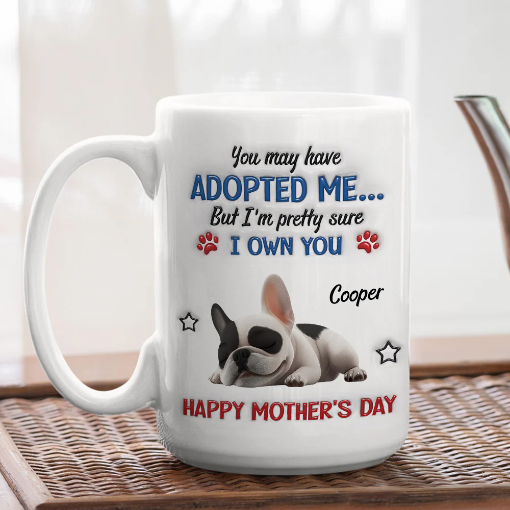 Funny Dog Sure Own You - Personalized Custom 3D Inflated Effect Coffee Mug - Image 4