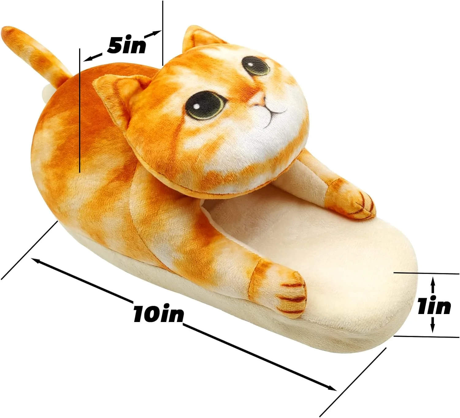 Funny Fuzzy Cat Slippers For Cat Lovers - Image 6
