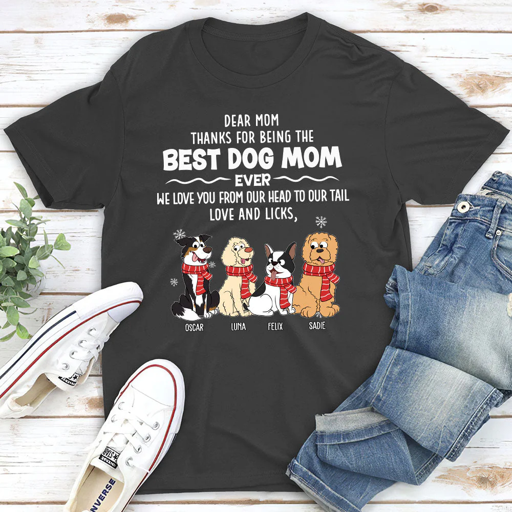 Funny Head To Tail - Personalized Custom Unisex T-shirt - Image 4