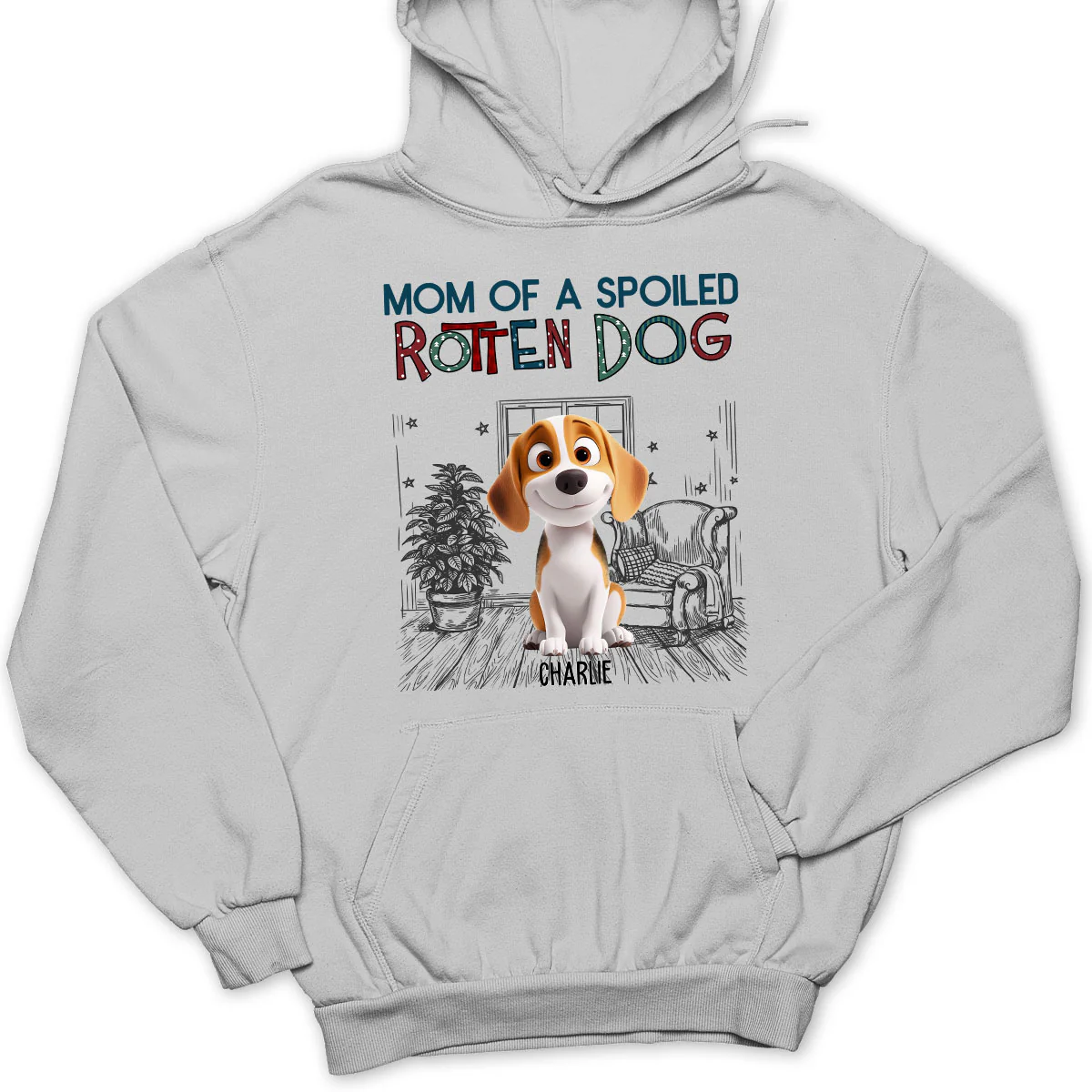 Funny Mom Dad Dog Normal - Personalized Custom Hoodie