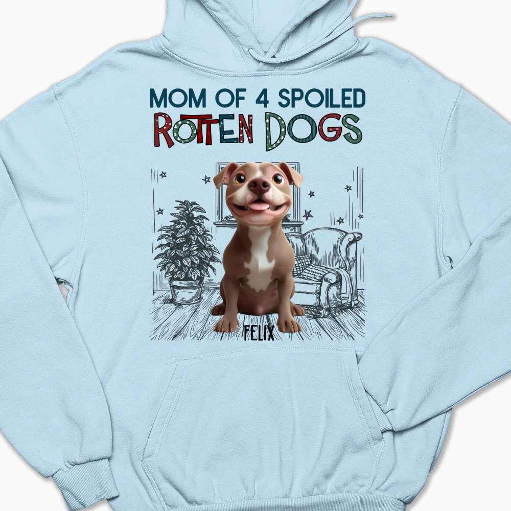 Funny Mom Dad Dog Normal - Personalized Custom Hoodie - Image 6