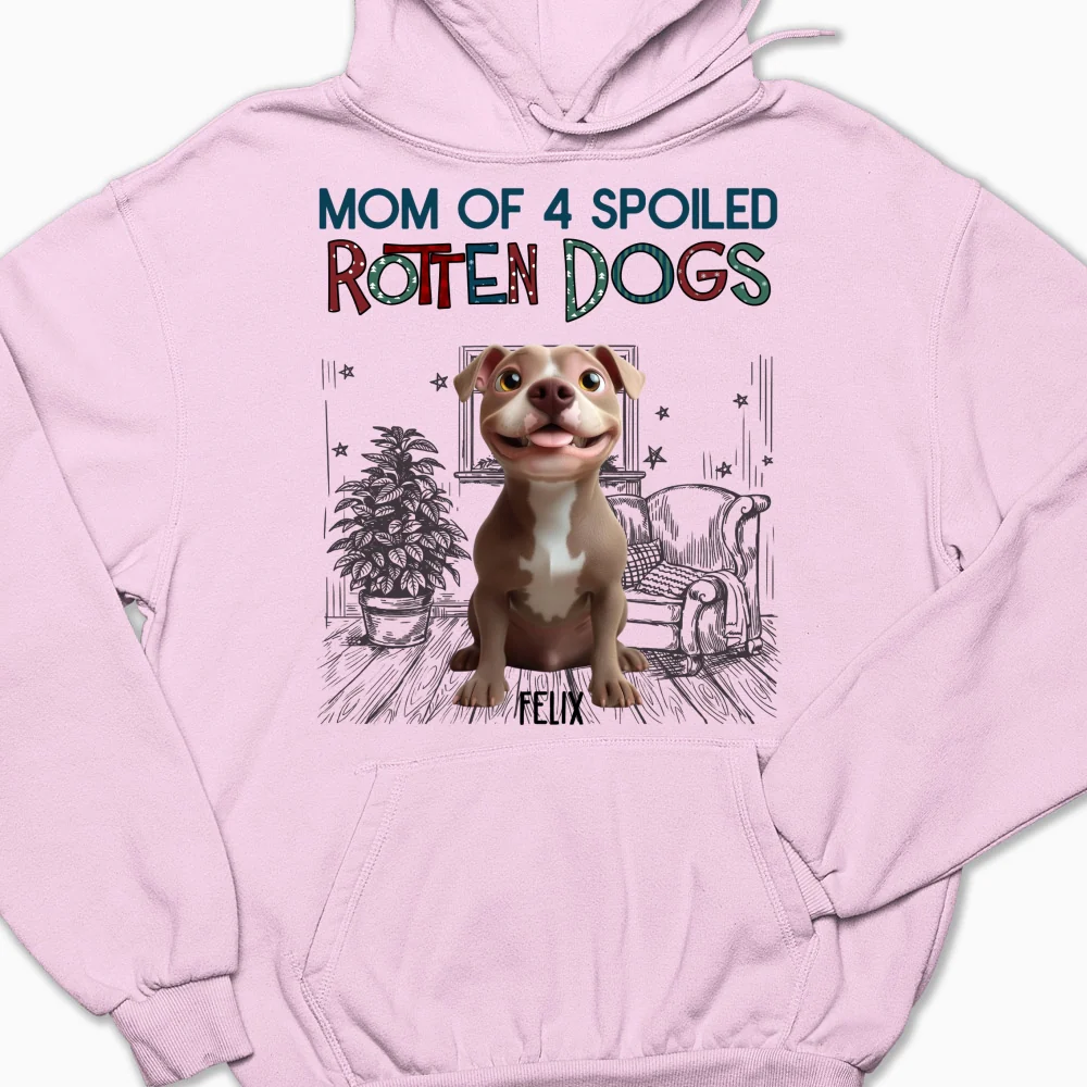 Funny Mom Dad Dog Normal - Personalized Custom Hoodie - Image 7