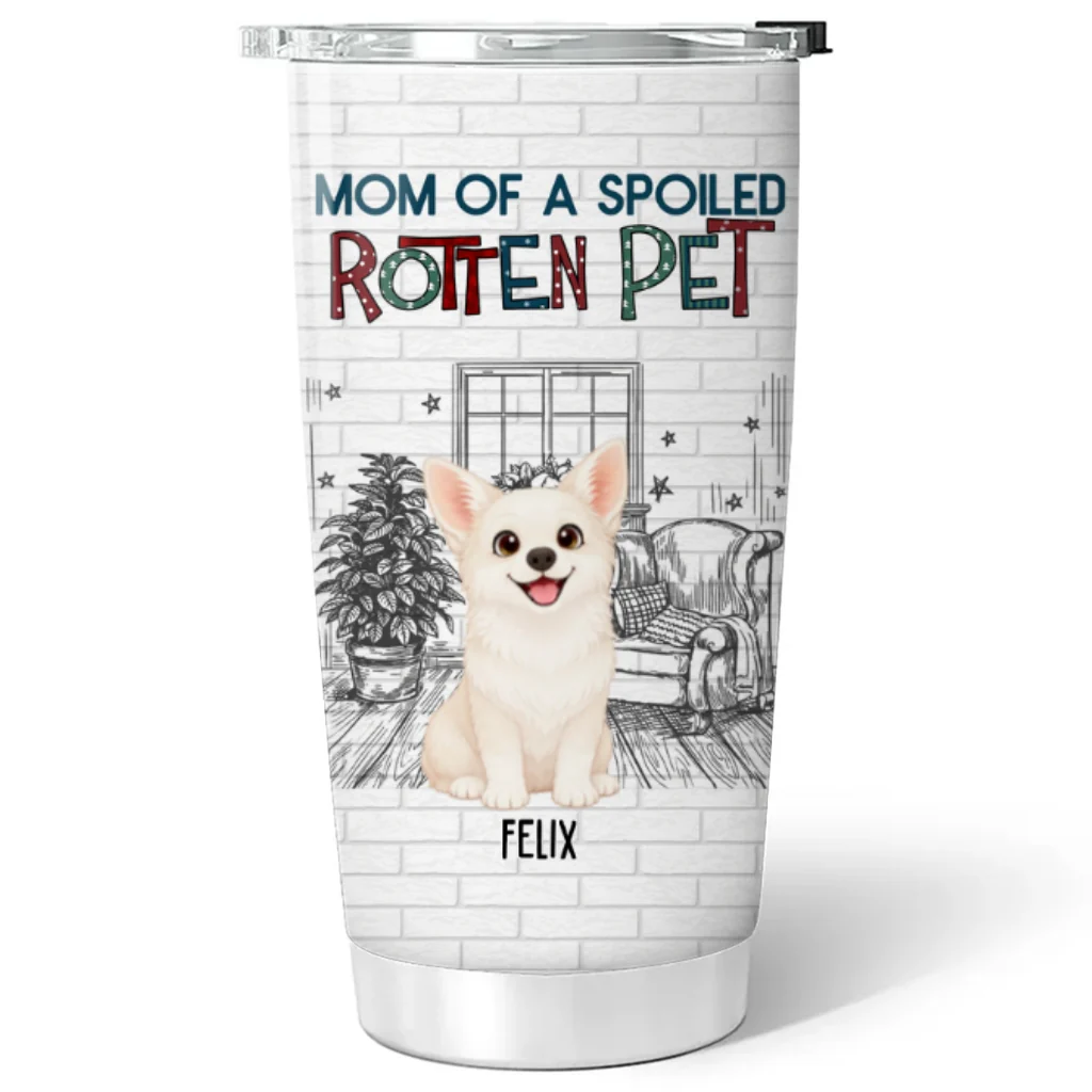 Funny Mom Dad Storybook Pet - Personalized Custom Tumbler - Image 5