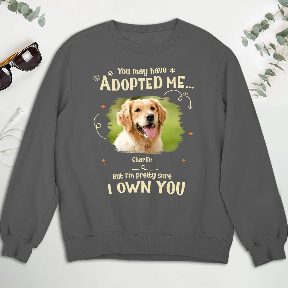Funny Pretty Sure We Own You Photo - Personalized Custom Sweatshirt - Image 2