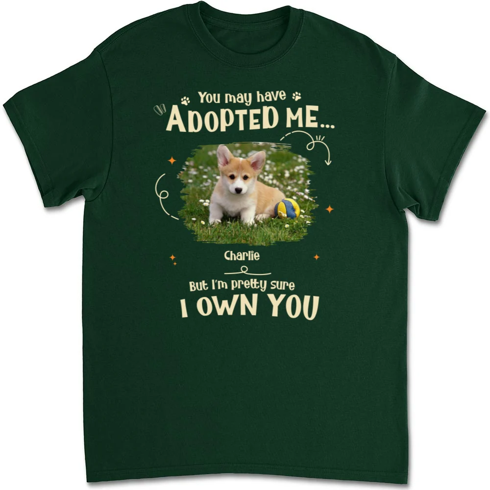 Funny Pretty Sure We Own You Photo - Personalized Custom Unisex T-shirt - Image 9