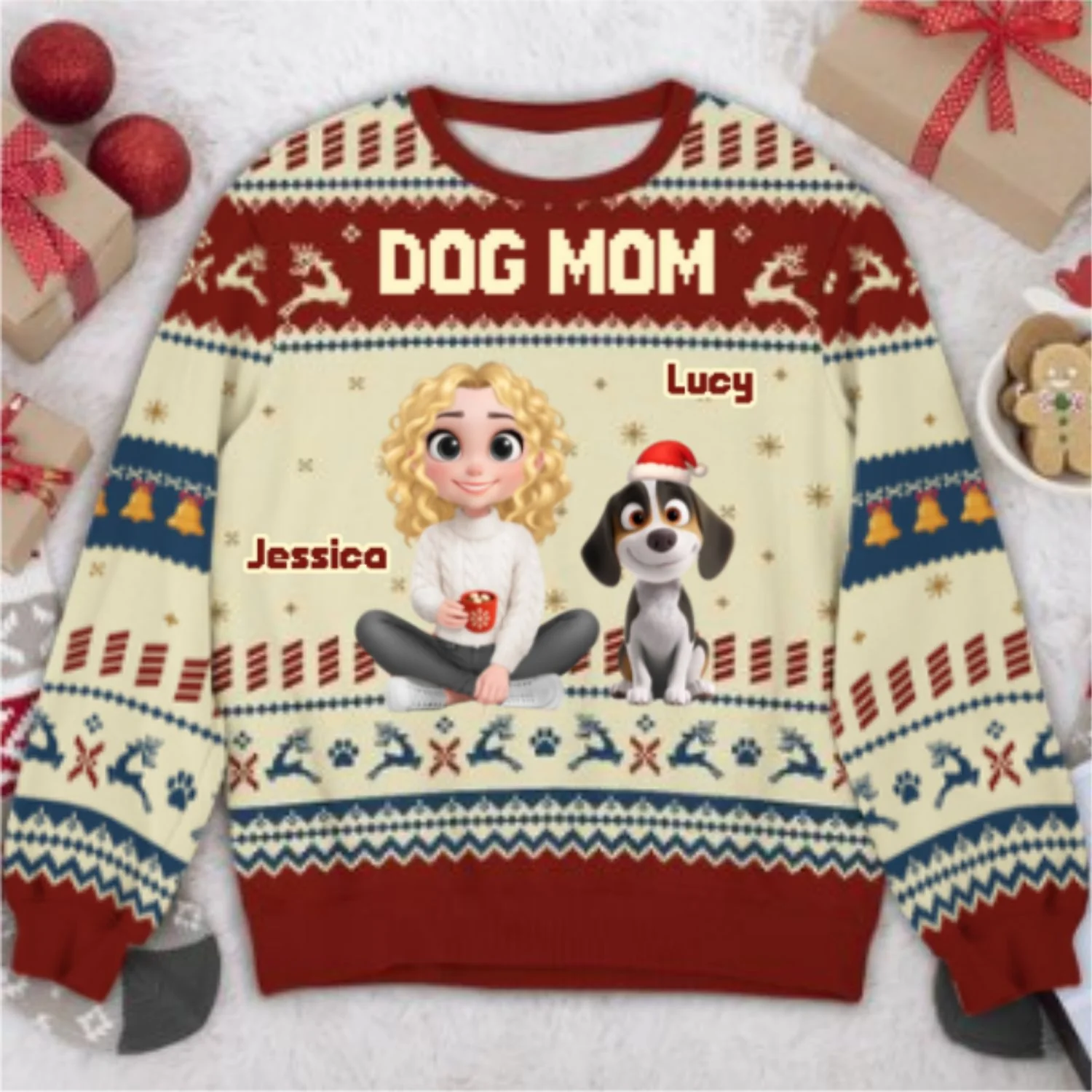 Funny Shirt Of Mom - Personalized Custom All-Over-Print Sweatshirt - Image 8