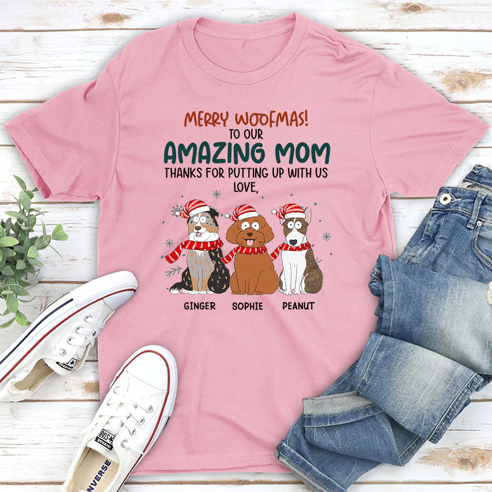 Funny Woofmas - Personalized Custom Premium T-shirt - Image 2