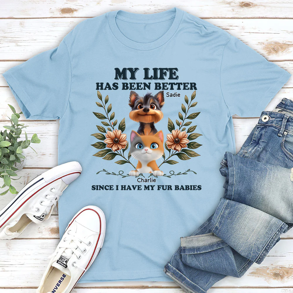Fur Mom Club - Personalized Custom Unisex T-Shirt - Image 3
