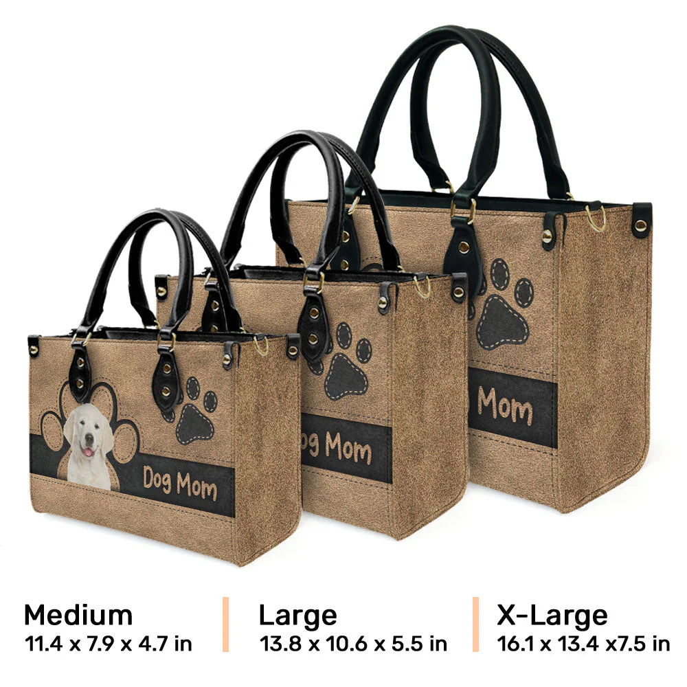 Fur Mom Elegant - Personalized Custom Leather Bag - Image 3