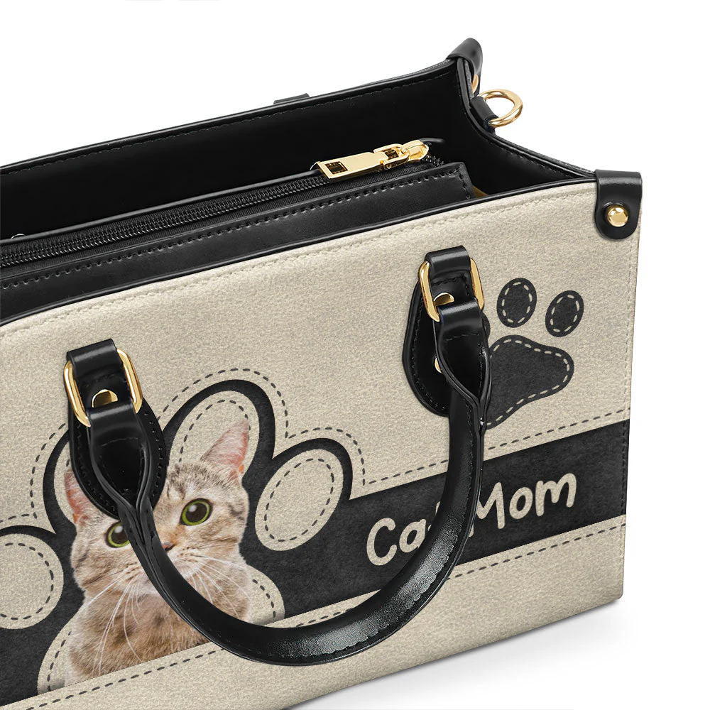 Fur Mom Elegant - Personalized Custom Leather Bag - Image 4