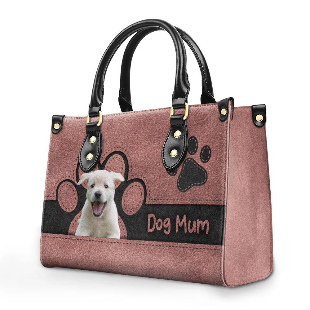 Fur Mom Elegant - Personalized Custom Leather Bag - Image 5