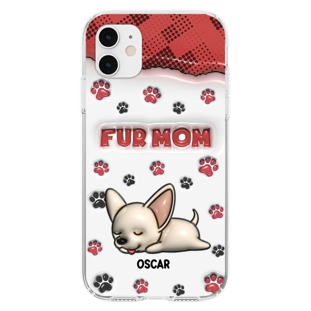 Fur Mom Version - Personalized Custom 3D Inflated Effect Phone Case - Image 11