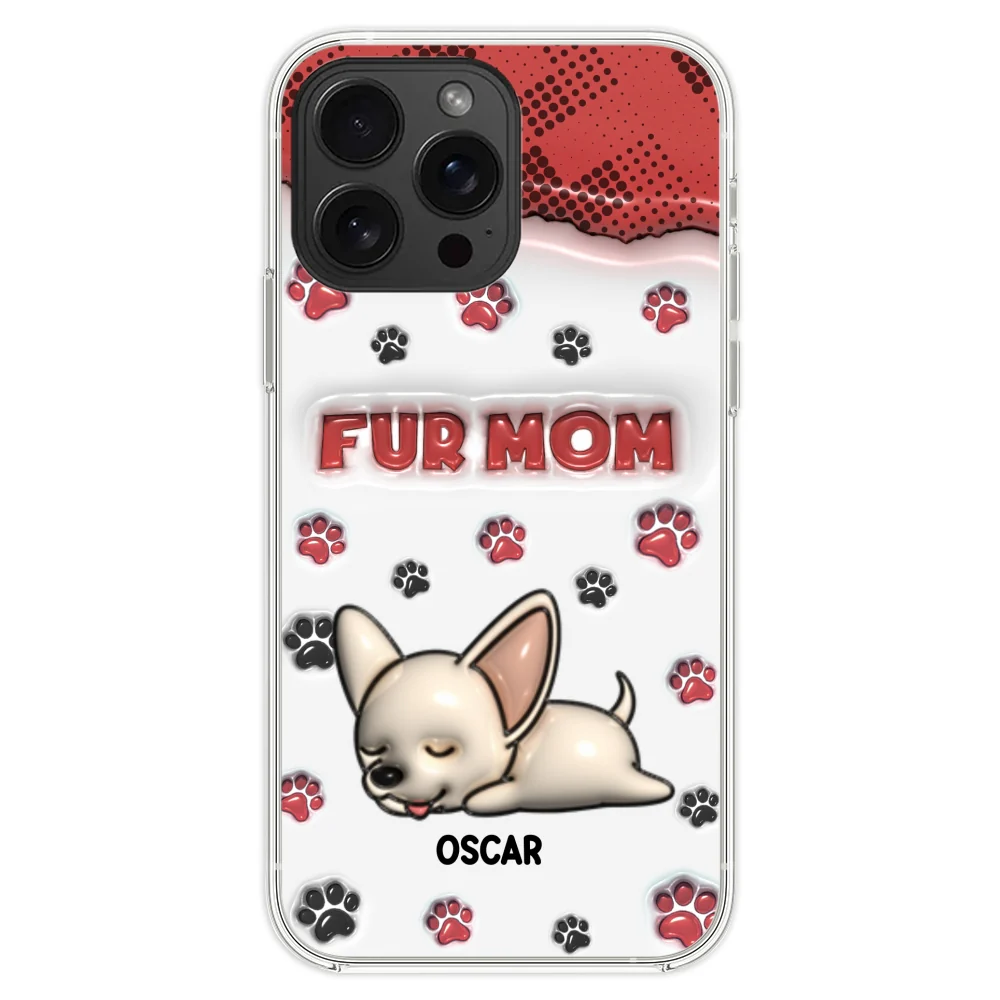 Fur Mom Version - Personalized Custom 3D Inflated Effect Phone Case - Image 22