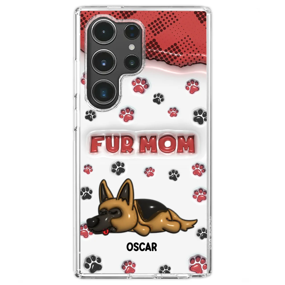 Fur Mom Version - Personalized Custom 3D Inflated Effect Phone Case - Image 27