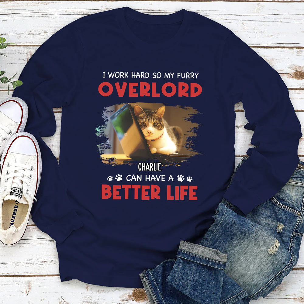 Furry Better Life - Personalized Custom Long Sleeve T-shirt - Image 4