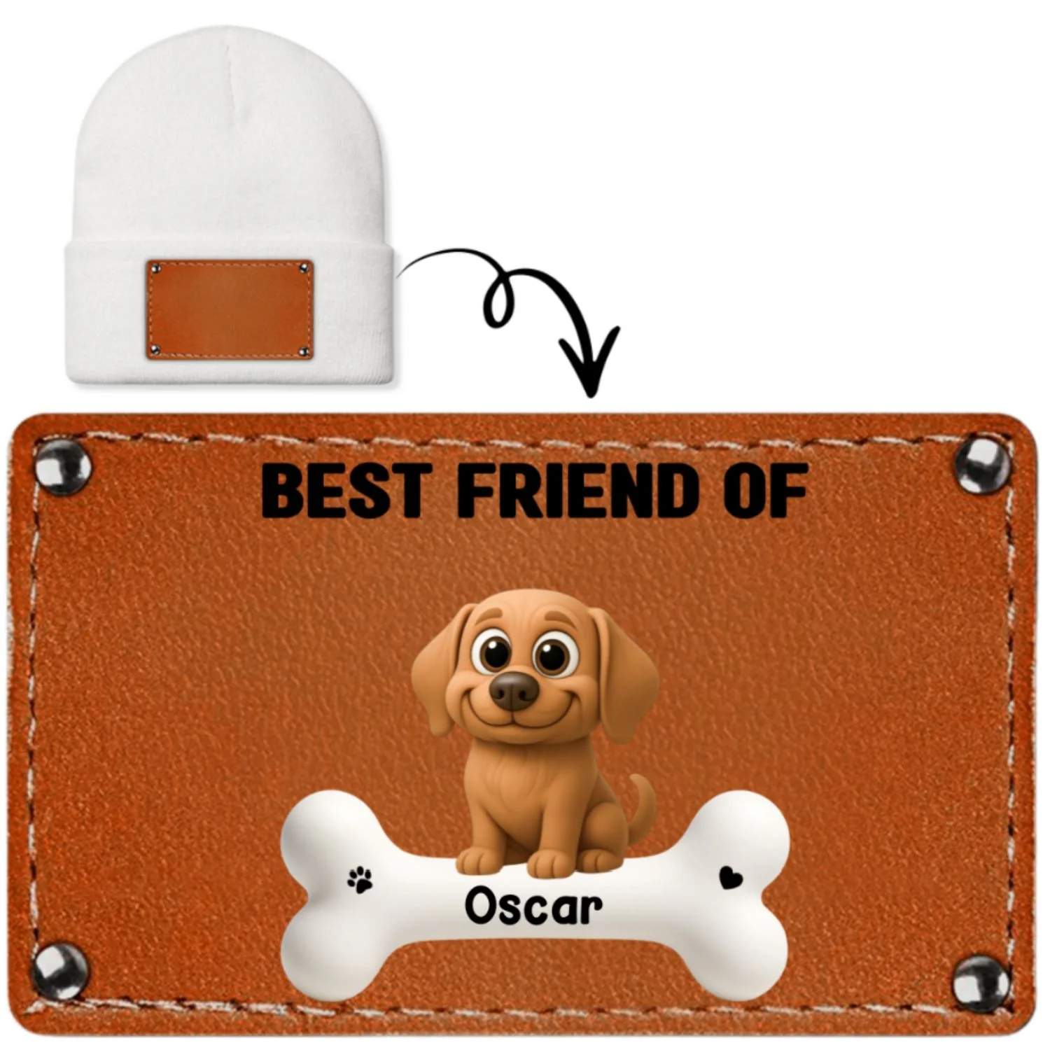 Furry Buddy - Personalized Custom Beanie - Image 5